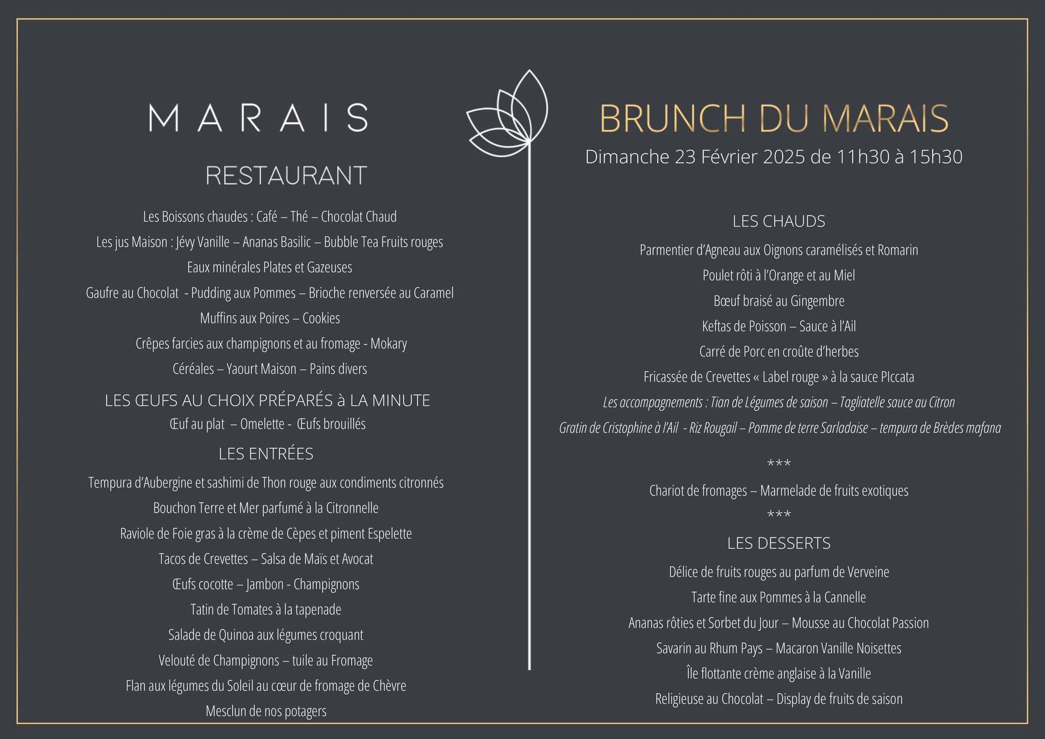 Le brunch du Marais